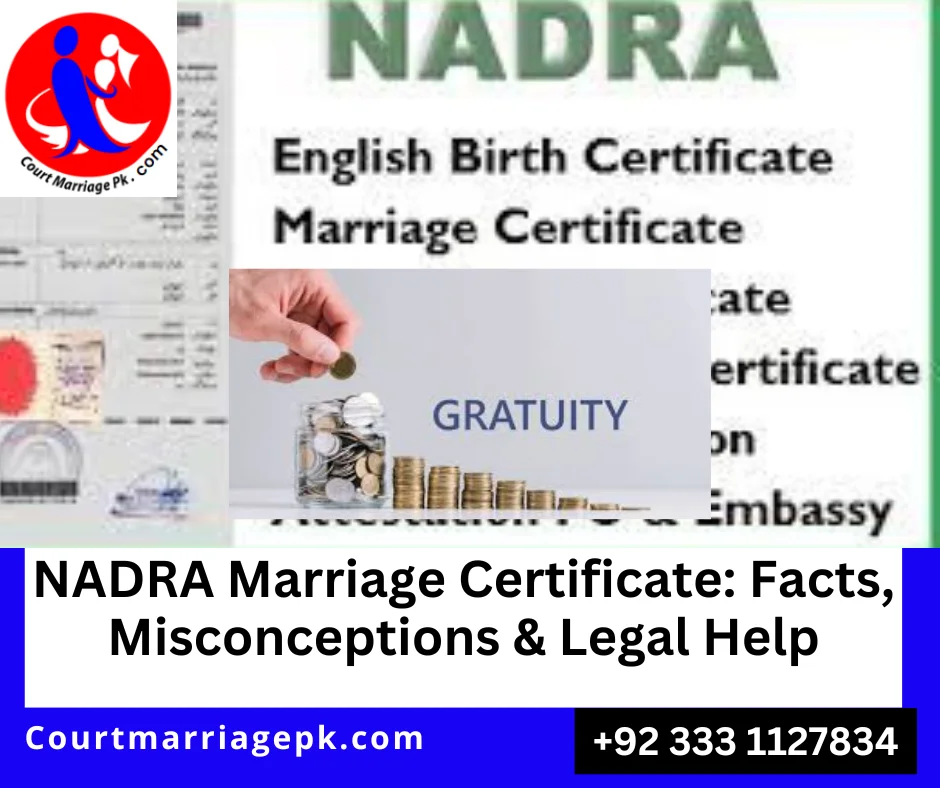 Pakistan marriage certificate