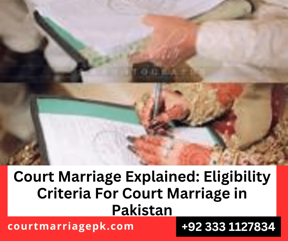 Court Marriage in Pakistan