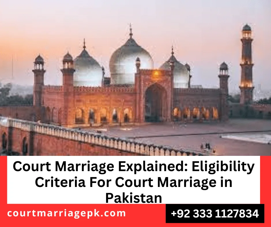 Criteria Court Marriage