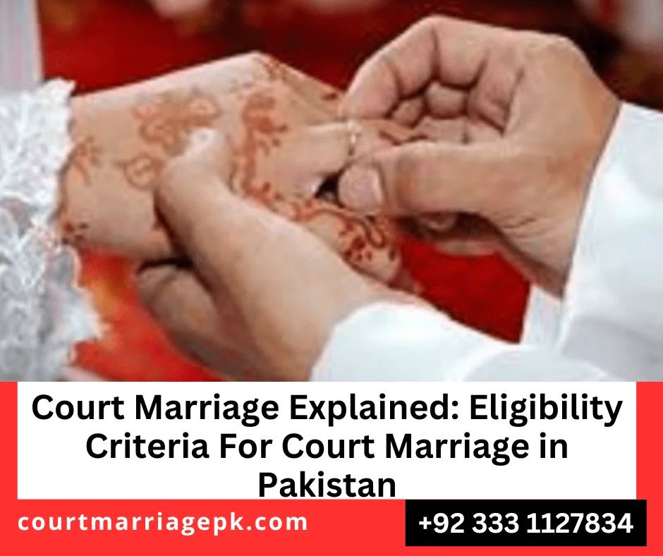 Eligibility Court Marriage