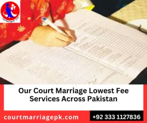 Marriage Certificate Pakistan